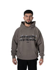 DON'T DIE BEFORE YOU'RE DEAD OVERSIZED HOODIE - Charcoal Grey