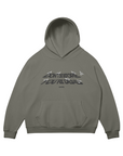 DON'T DIE BEFORE YOU'RE DEAD OVERSIZED HOODIE - Charcoal Grey